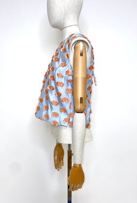 Filcoupe Dots Top, Blush from ODEEH 