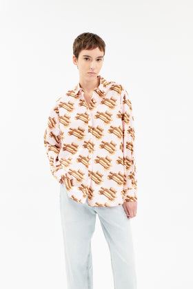 Striped Pool Chairs Bluse, Goldocker from ODEEH 