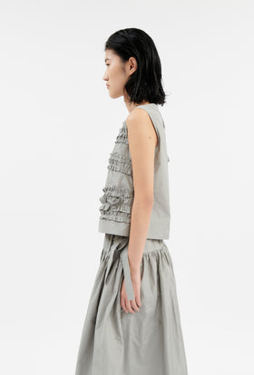 Ultra Light Taffeta Rock, Dark Silver from ODEEH 