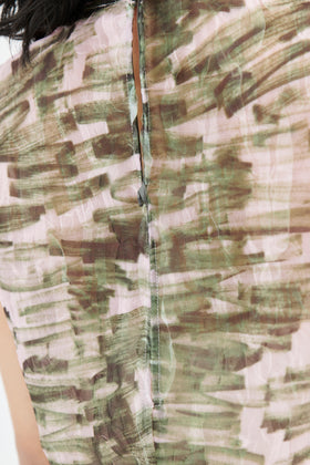 Big Brush Strokes Bluse, Bush Green from ODEEH 