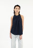 Poplin Bluse, Navy from ODEEH 