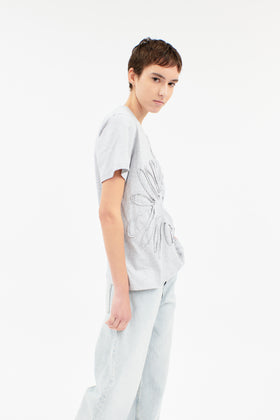 Organic Single Jersey T-Shirt, Heather Grey from ODEEH 