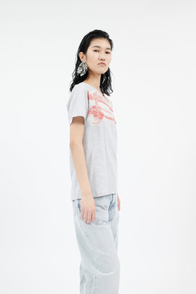 Organic Single Jersey T-Shirt, Rouge from ODEEH 