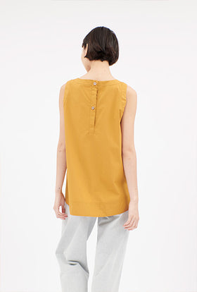 Light Poplin Bluse, Saffran from ODEEH 