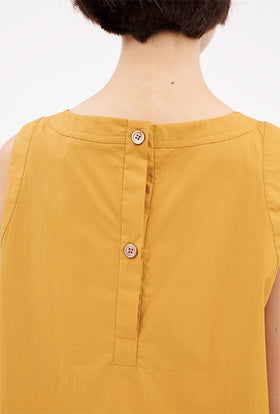Light Poplin Bluse, Saffran from ODEEH 