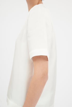 Fine Silk Bluse, Milk from ODEEH 