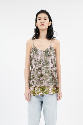Big Brush Strokes Top, Bush Green from ODEEH 