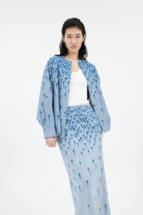 Degrade Drops Bluse, Pigment from ODEEH 