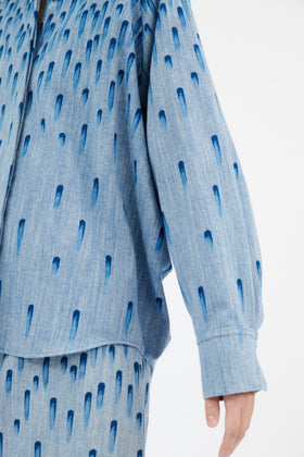 Degrade Drops Bluse, Pigment from ODEEH 