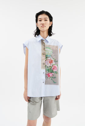 Postcard Collage Bluse, Multicolor from ODEEH 