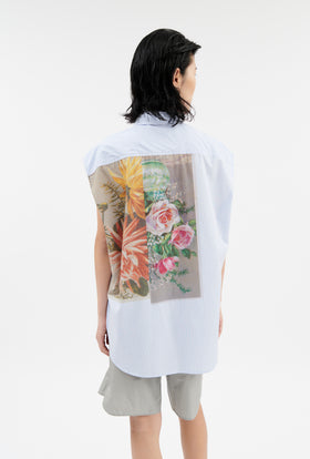 Postcard Collage Bluse, Multicolor from ODEEH 