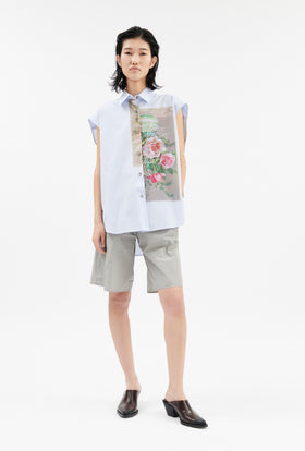 Postcard Collage Bluse, Multicolor from ODEEH 