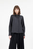 Light Weight Wool Bluse, Jet Black from ODEEH 