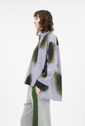 Radiant Objects On Stripe Bluse, Moss from ODEEH 