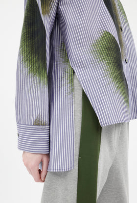 Radiant Objects On Stripe Bluse, Moss from ODEEH 