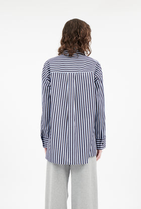Men's Stripe Bluse, Marine from ODEEH 