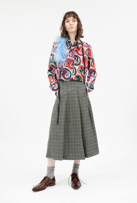 Blurred Paisley Bluse, Blood Orange from ODEEH 