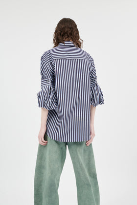Men's Stripe Bluse, Marine from ODEEH 
