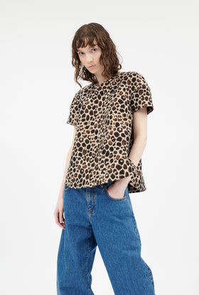 Snow Leopard Bluse, Myrrh from ODEEH 