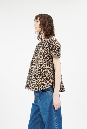 Snow Leopard Bluse, Myrrh from ODEEH 
