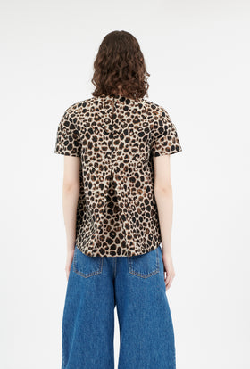 Snow Leopard Bluse, Myrrh from ODEEH 