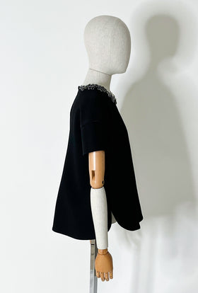 Heavy Georgette Bluse, Silver from ODEEH 