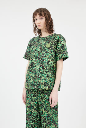 Fevillage Bluse, Peacock Green from ODEEH 