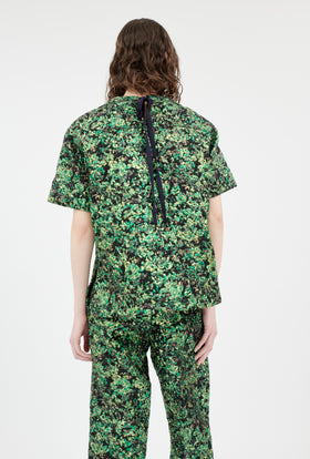 Fevillage Bluse, Peacock Green from ODEEH 