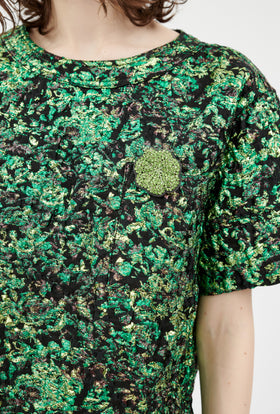 Fevillage Bluse, Peacock Green from ODEEH 