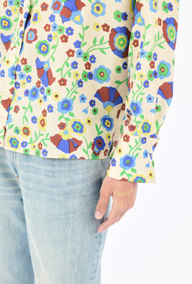 Florets Bluse, Pale Yellow from ODEEH 