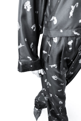 Cat & Mouse Twill Bluse, Cacao from ODEEH 