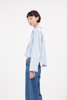 Men's Stripe Bluse, Airblue from ODEEH 