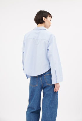 Men's Stripe Bluse, Airblue from ODEEH 