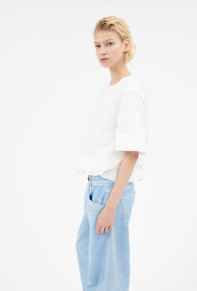 Techno Cotton Bluse, White from ODEEH 