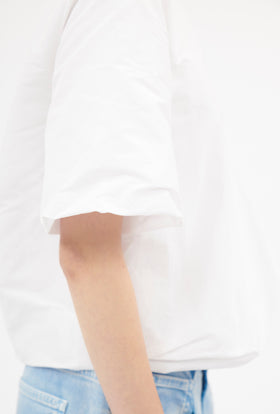 Techno Cotton Bluse, White from ODEEH 