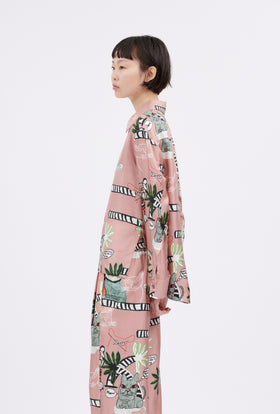 Cats & Tigers Bluse, Blush from ODEEH 