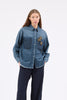 Blue Denim Bluse, Indigo from ODEEH 