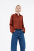 Light Oxford Wool Blouse, Spice from ODEEH 