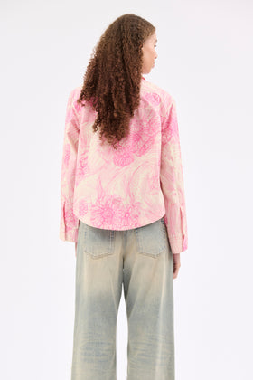 Scribbles Bluse, Pink from ODEEH 