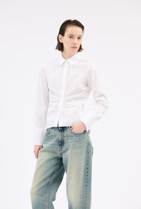 Poplin Shirt, White from ODEEH 