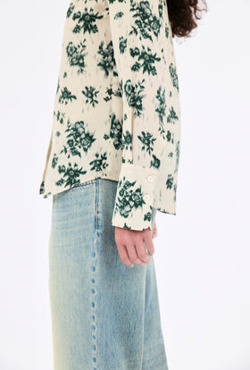 CHINE BLOSSOMS Bluse, Almond from ODEEH 