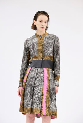 FOULARD SCRIBBLES Shirt, Myrrh from ODEEH 