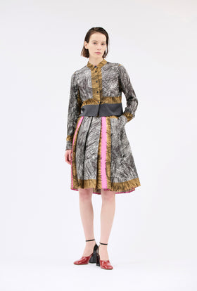 FOULARD SCRIBBLES Shirt, Myrrh from ODEEH 