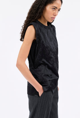 DUCHESSE Bluse, Jet Black from ODEEH 