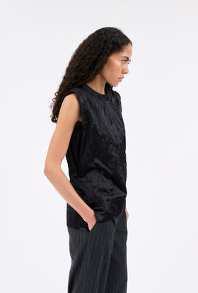 DUCHESSE Bluse, Jet Black from ODEEH 