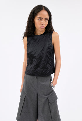 DUCHESSE Top, Jet Black from ODEEH 