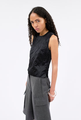 DUCHESSE Top, Jet Black from ODEEH 