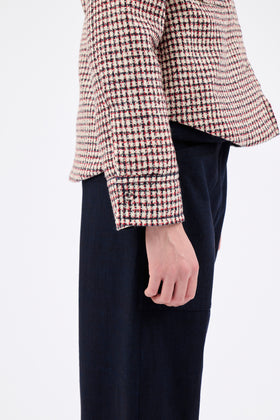 HOUNDS TOOTH Bluse, Caramel from ODEEH 