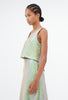 Hazy Sequins Top, Mermaid green from ODEEH 