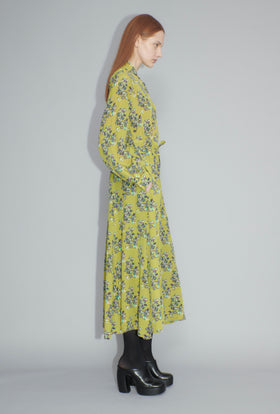 Painted Blossoms Kleid, Citrine from ODEEH 